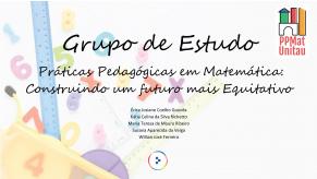 Capa para Grupo de Estudo - Práticas Pedagógicas em Matemática: Construindo um futuro mais Equitativo