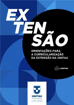 Capa para Orientações para a curricularização da extensão na UNITAU