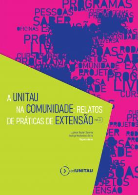 Capa para A UNITAU na comunidade: relatos de práticas de extensão - Volume 3