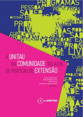 Capa para A  UNITAU na comunidade : relatos de práticas de extensão - Volume 1