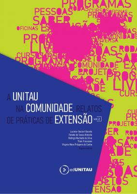 Capa para A UNITAU na comunidade: relatos de práticas de extensão - Volume 2