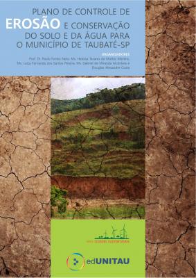 Capa para Plano de controle de erosão e conservação do solo e da água para o município de TAUBATÉ-SP